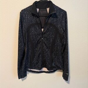 lululemon athletica Black and White Speckled Jacket